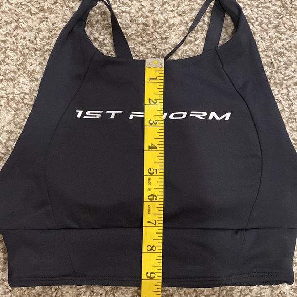 1st Phorm Black Sports Bra Top - XS - Picture 4 of 4